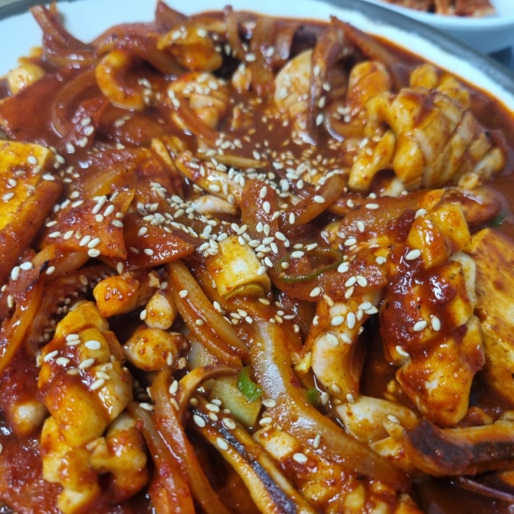  대전 복수동 백반 맛집 뜰건너 메뉴 추천 오징어두부두루치기