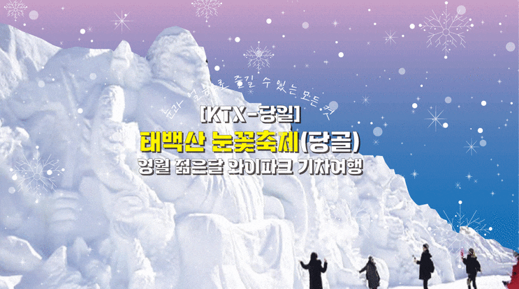  [2024 강원도 겨울축제] 태백산눈축제 / 대관령눈꽃축제
