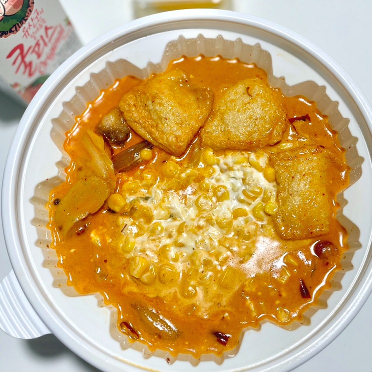 엽떡 마라로제떡볶이 콘마요 엽기떡볶이 신메뉴 후기