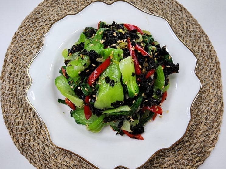  청경채 김 무침, 청경채 김나물 청경채 요리