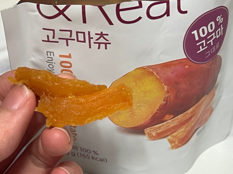  청정원 츄앤리얼 고구마츄 고구마말랭이 간식