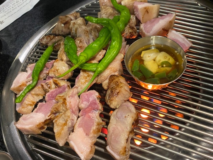  대전 제주돼지 고기집 둔산동 삼겹살 맛집 오백돈