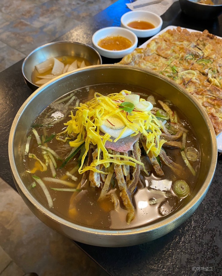  진주 하연옥 본점 그 유명한 진주물냉면 육전까지