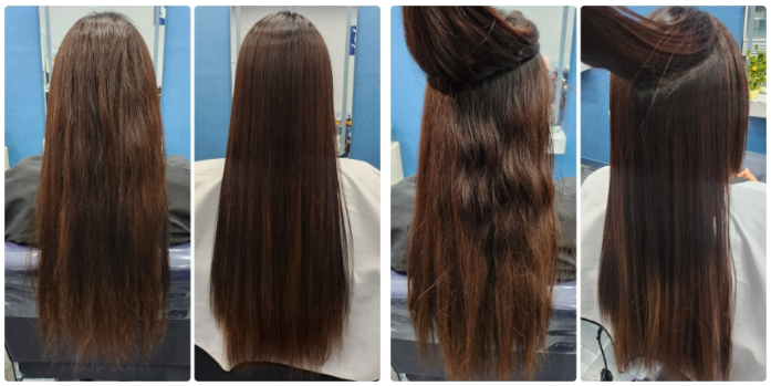  천안 두정동미용실 고래살롱에서 슬릭펌,복구매직 했어요 극손상 탈색머리도 포기하지마요