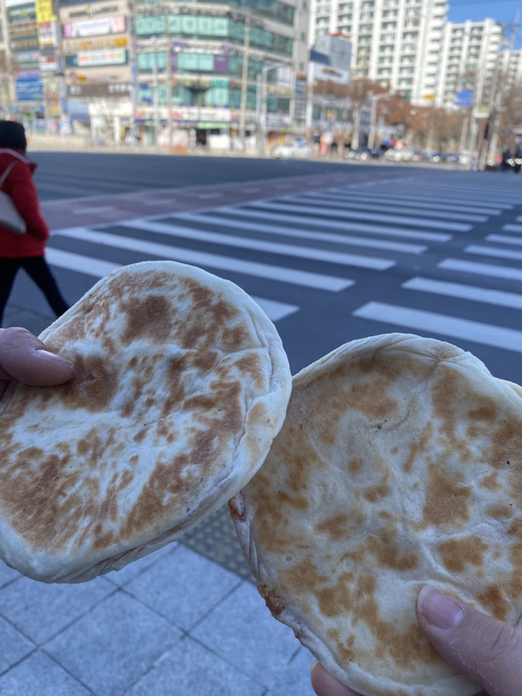  대구 신매역 근처 기름없는 옛날호떡 / 전통호떡 짱 맛있어요