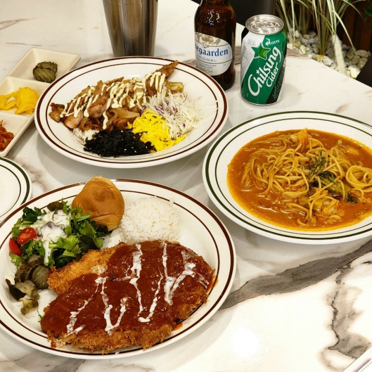  [동탄 돈까스] 화성 '뜨돈' 동탄센트럴파크 맛집 경양식 돈까스 로제짬뽕파스타 닭다리살덮밥 후기