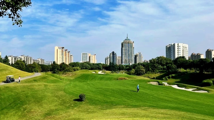 어렵기로 소문난 쑤저우 태양도 골프장 (苏州太阳岛高尔夫俱乐部, Suzhou Sun Island Golf Club) (ft. 120타)