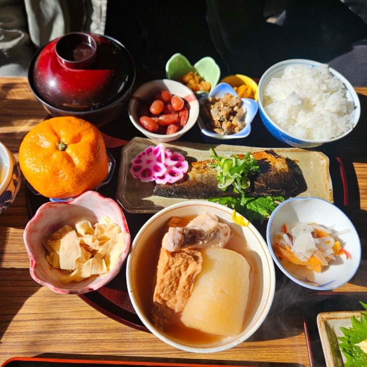 교토 아라시야마 맛집 귀산가 일본가정식 한상 점심 추천