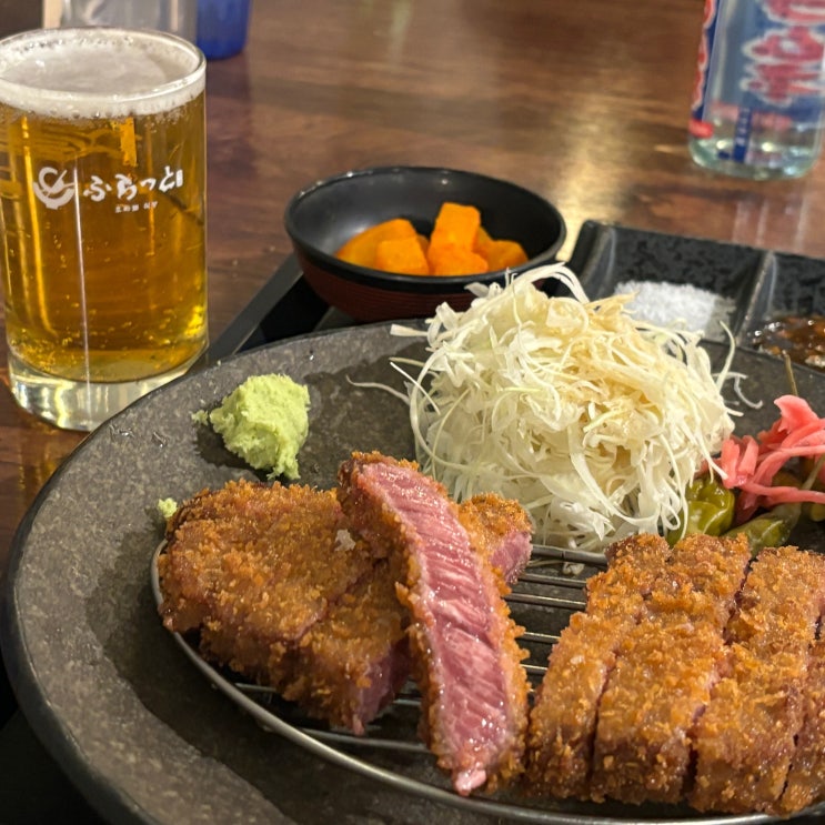  용산역 신용산 맛집 데이트 후라토식당 용산 규카츠 후기