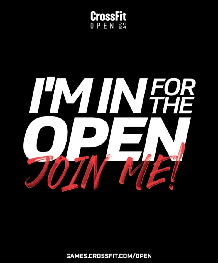  <쮼핏 번외편> 2024 크로스핏 오픈 신청방법!!! 2024 CrossFit Open now!!!