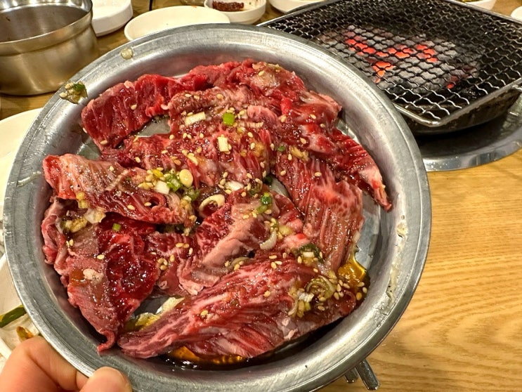  경주여행 한우맛집 영양숯불갈비 양념치마살 메뉴추천 내돈내산