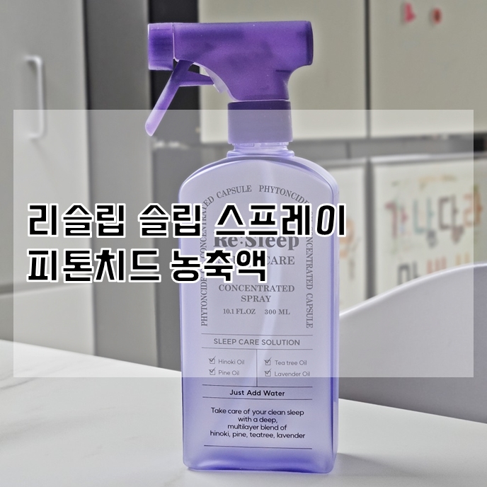 리슬립 스프레이 올리브영 피톤치드 편백수 사용후기 리슬립 스프레이 올리브영 피톤치드 편백수 사용후기