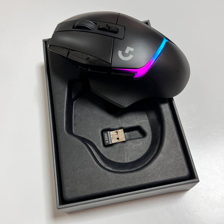  로지텍 G502 X PLUS 무선 마우스, 장점은?