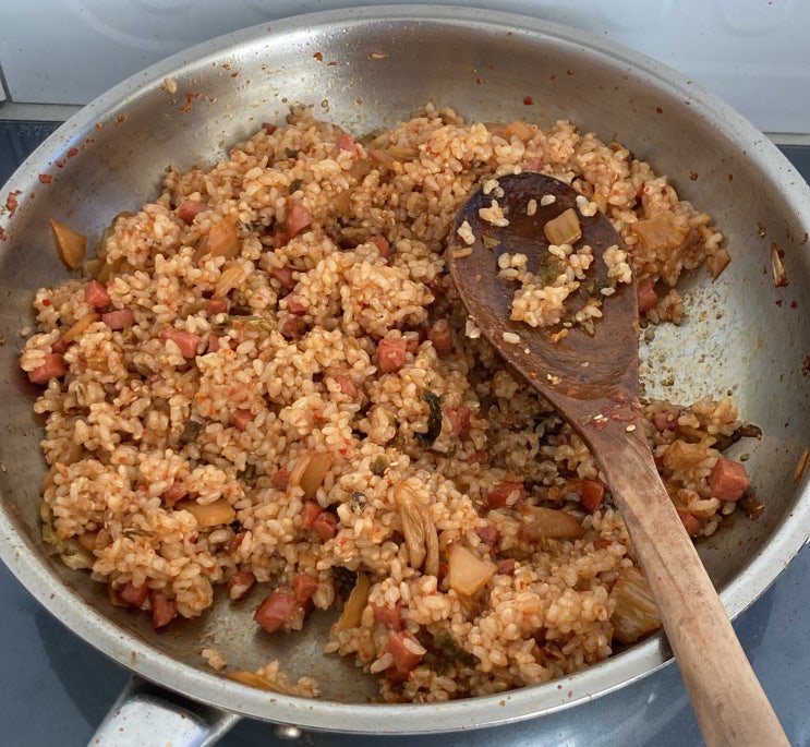  김치소세지볶음밥 김치볶음밥 김치햄볶음밥 아빠요리 초보요리 간단 레시피