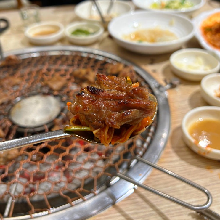  광주 상무지구 회식장소 황솔촌 상무점 신년모임 소갈비 돼지갈비