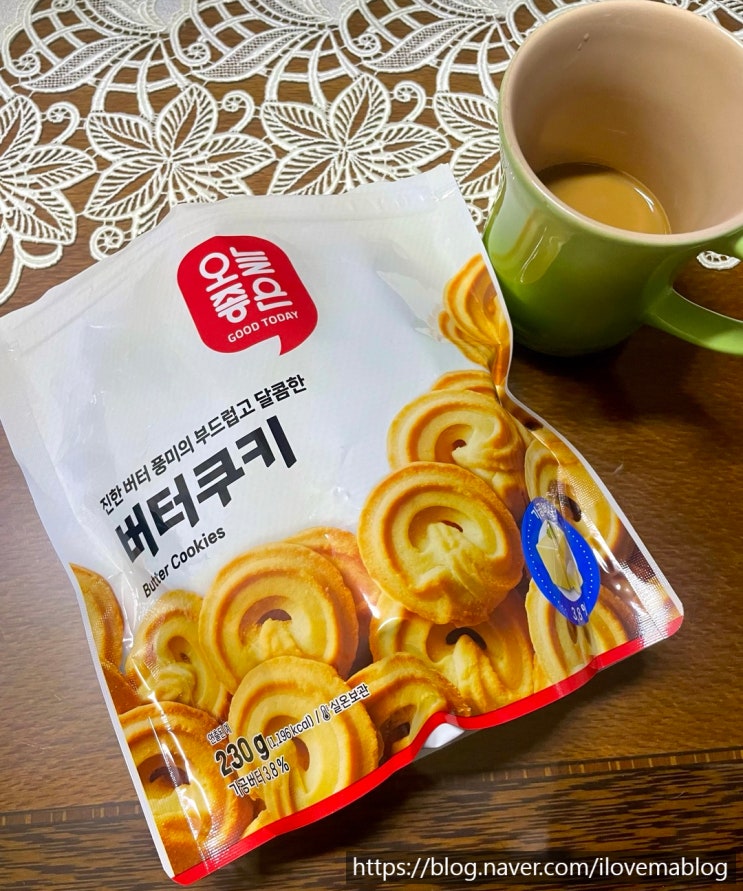 오늘좋은 버터쿠키 버터링 과자 쿠키 주전부리 간식 추천