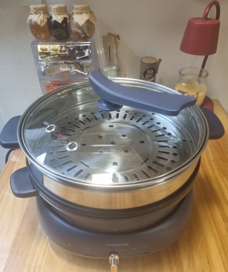 에버홈 찜기 멀티쿠커 사용후기 오연수찜기 찐 물건이네요