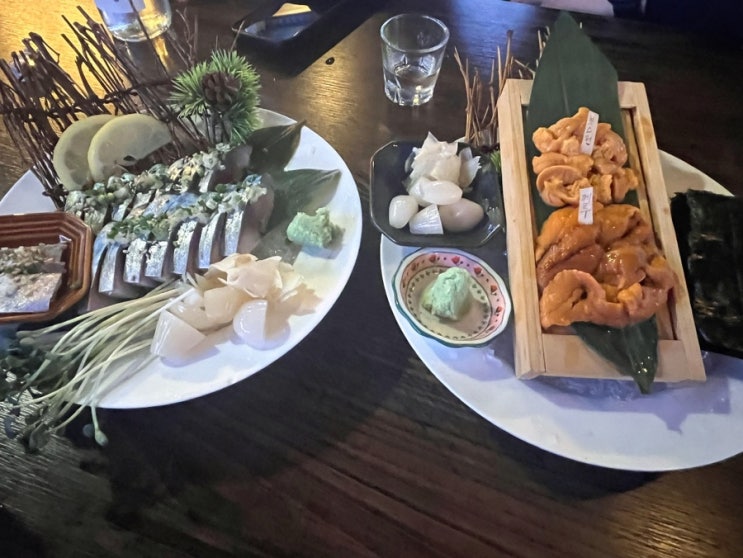  [인천 부평] 유락 / 부평역 이자카야 숙성회 맛집 / 고등어초회 우니한판 내돈내산