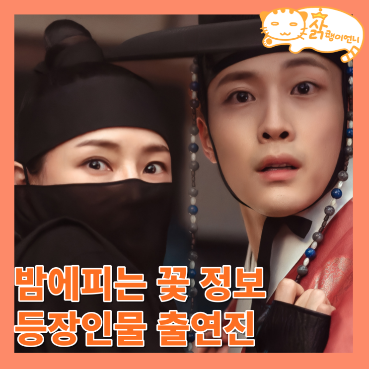 밤에 피는 꽃 정보 OTT 등장인물 출연진, <b>이하늬</b> 금토 코믹... 