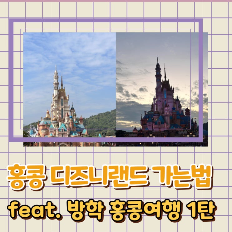  알레르기 아이와 간호사 엄마의 홍콩 디즈니랜드 안전하게 가는 법