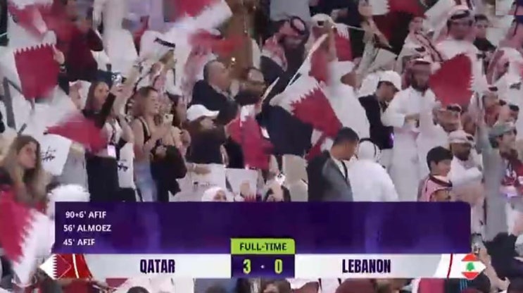 2024 AFC 아시안컵 개막전 A조 1차전 카타르 vs 레바논