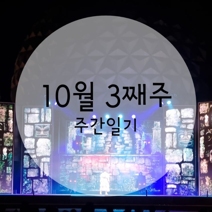  10월 3째주 주간일기 서울랜드 루나빛의전설