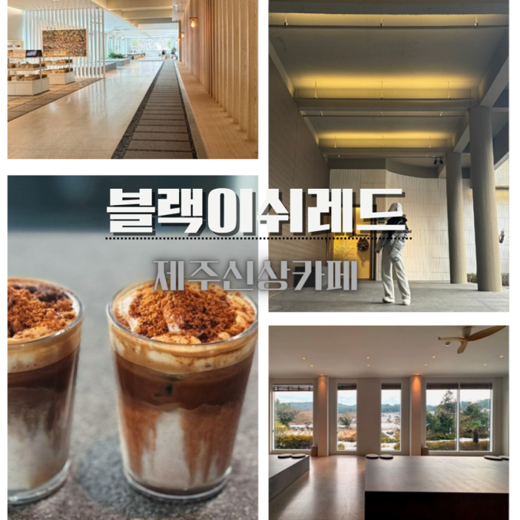  1월 겨울 제주도 가볼 만한 곳 신상 카페 블랙이쉬레드