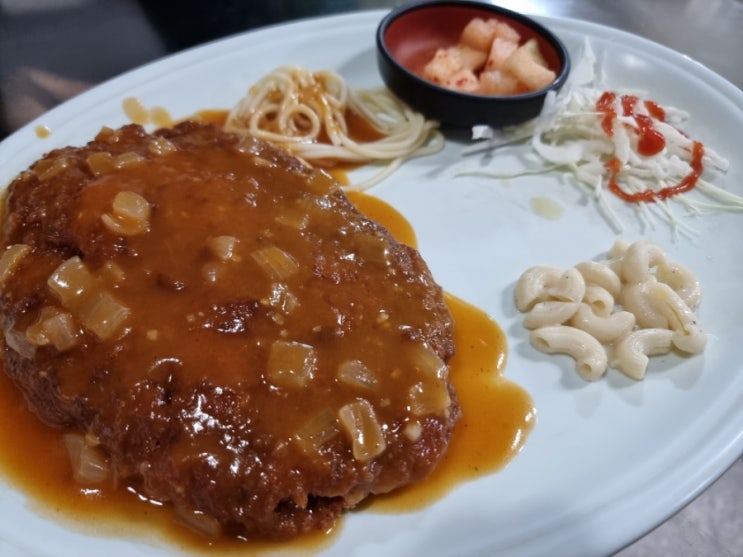  김해부원동맛집 티발돈까스의집 가성비 추억의 옛날돈까스 3000원