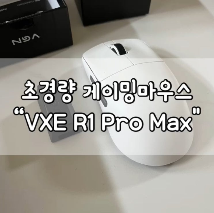  VXE R1 Pro Max / 초경량 무선 게이밍마우스 / 게이밍마우스 추천 / 내돈내산 / 잠자리 마우스 / VXE R1 Pro Max  /가성비 마우스 / 게이밍마우스
