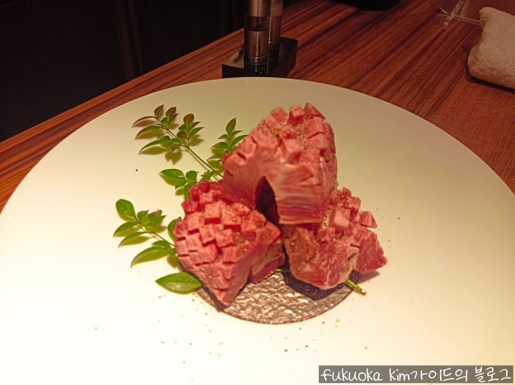  후쿠오카에서 맛보는 고베 소고기  야키니꾸 류엔