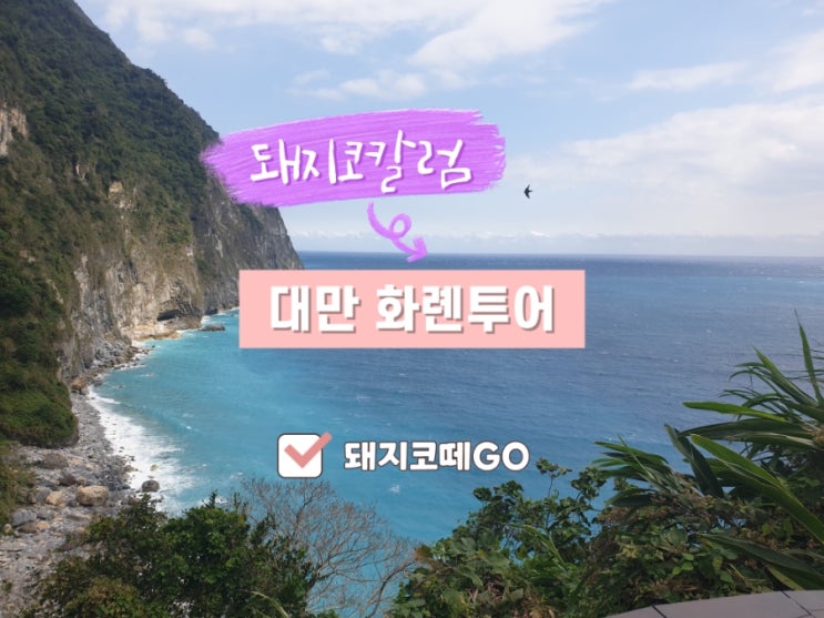  돼지코떼GO_화롄투어추천_청수단애_연자구_타이루거협곡_대만투어신청