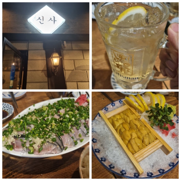  [서울 성동구] 신사 : 행당역 이자카야 술집 (우니, 시메사바 맛집)