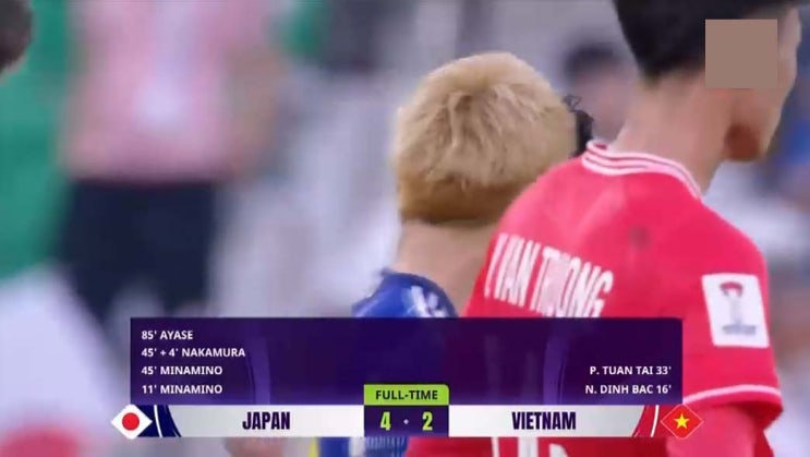 2024 AFC 아시안컵 D조 1차전 일본 vs 베트남
