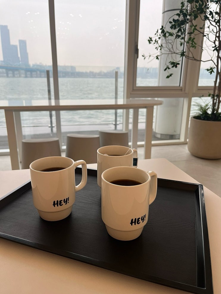  용산 동작역 한강뷰 카페 헤이