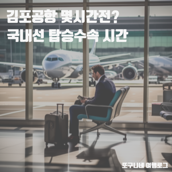  김포공항 몇시간전? 국내선 탑승수속 마감 체크인 시간 비행기 탑승 시간
