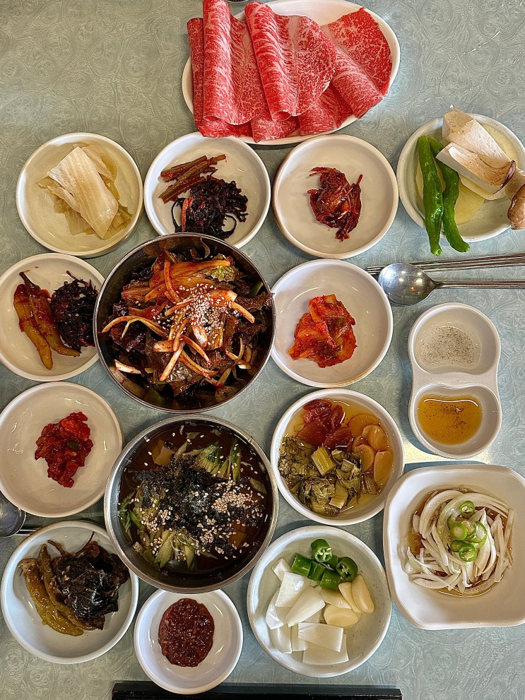  해운대 센텀 애견동반맛집: 부산봉계한우 로스구이