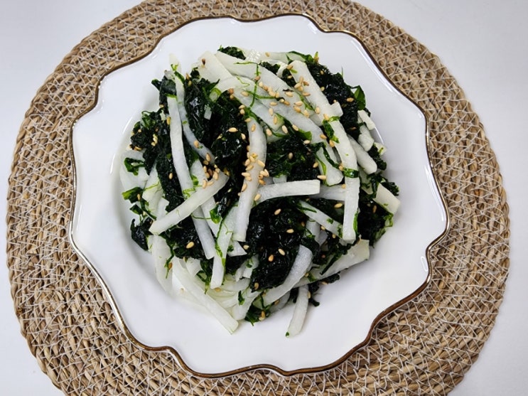  파래무침, 겨울 반찬 파래 초무침 파래무침 만드는 법
