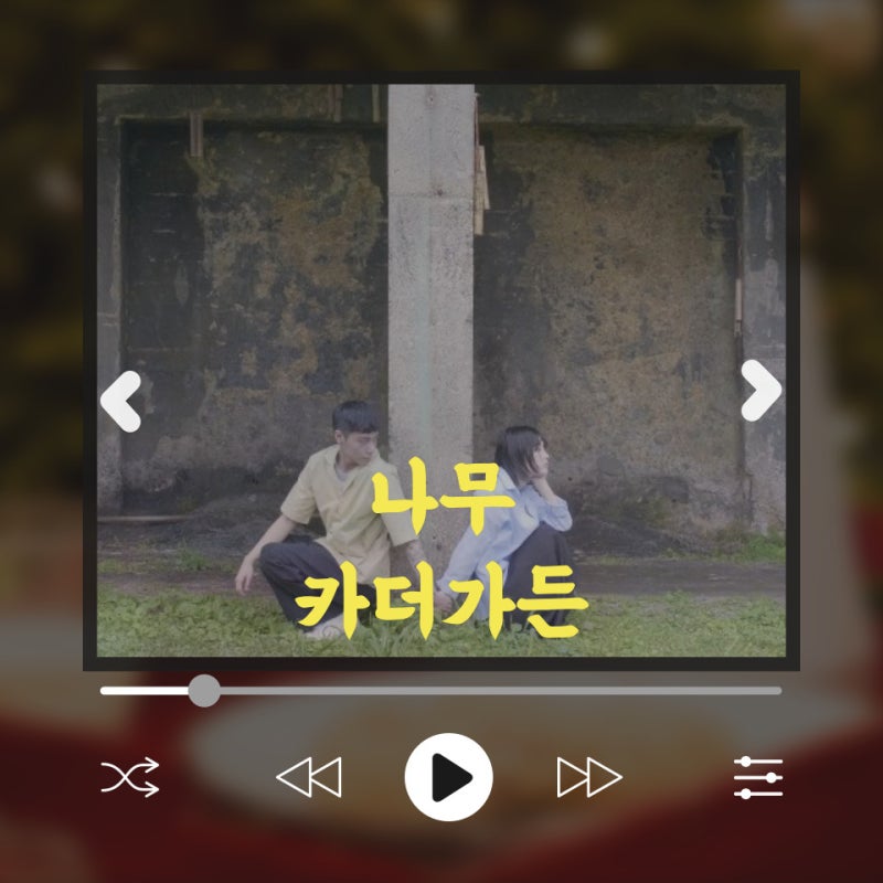 뮤직비디오가 인상적인 노래 / 나무 - 카더가든 듣기 및 가사