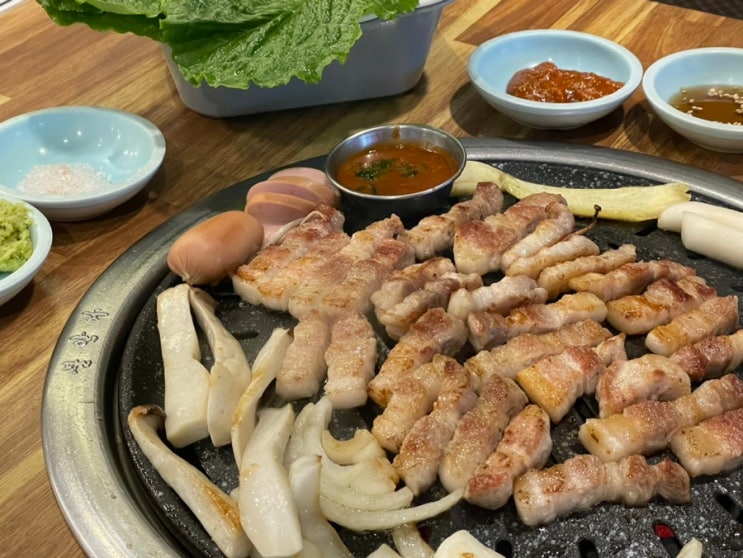 광주 용봉동 고기집 | 고구마 구이에 반해버린 남도고깃간