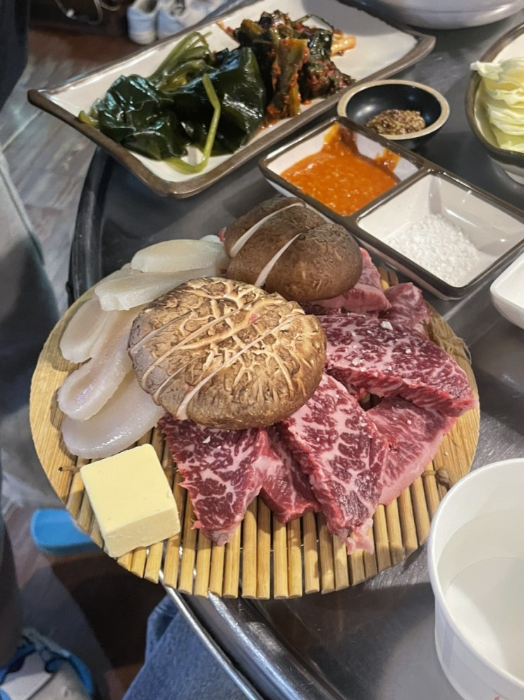  서울 영등포 역전소금구이 한우삼합 타임스퀘어 근처 맛집 추천