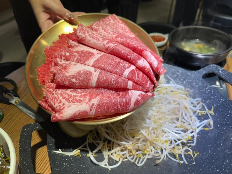 연산동 소고기 맛집, 육회와 된장술밥까지! 손자한우로스구이