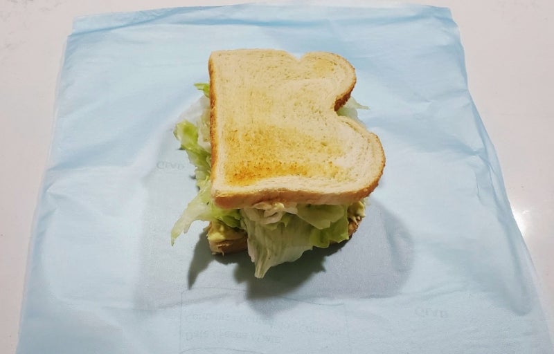 샌드위치 포장법 샌드위치 포장지 샌드위치 랩핑