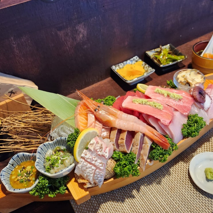  김해 내외동 숙성 사시미 맛집 사나이의 꽃길 찐 후기