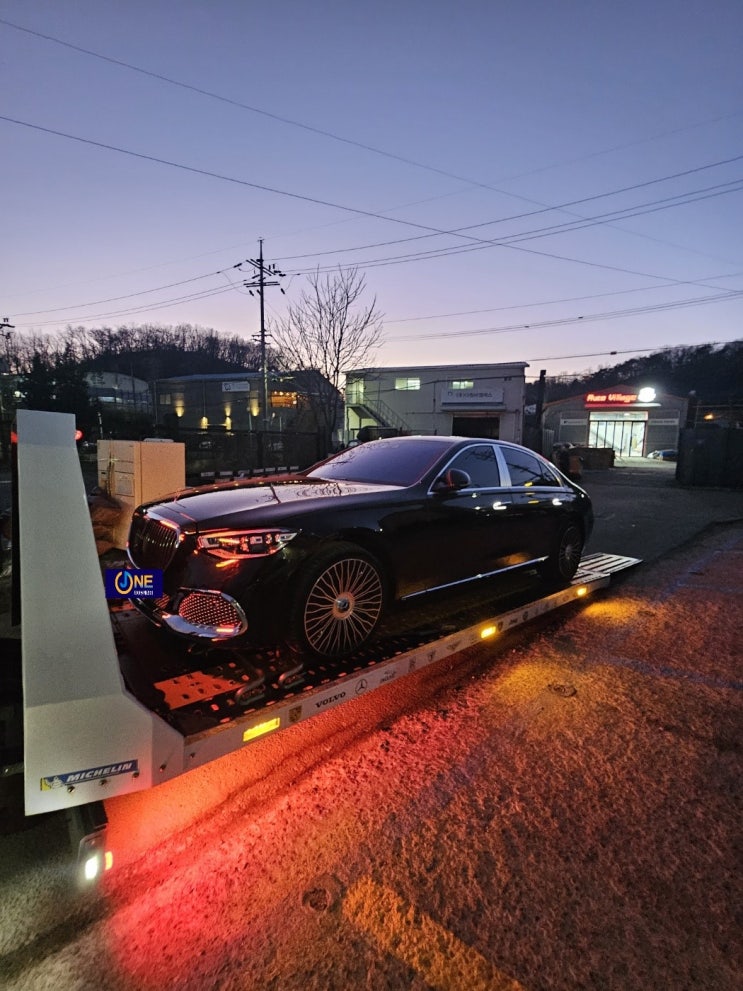  벤츠 S580 4matic 경상남도 김해시 장유동에서~경기도 고양시 덕양구 덕은동 캐리어탁송 단독캐리어탁송 왕복탁송 어부바탁송 수입차탁송 슈퍼카탁송. [제이원캐리어]