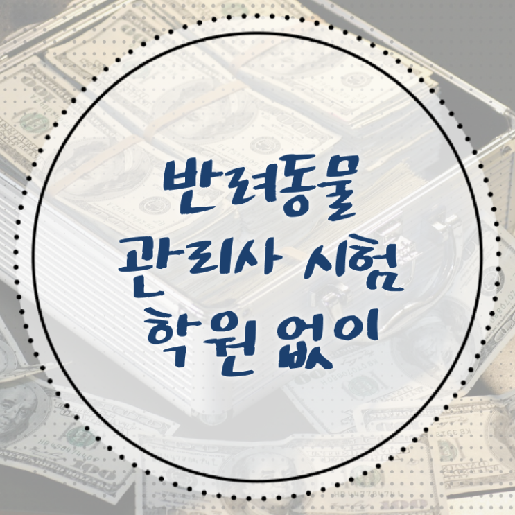  반려동물 관리사 학원 발급기관 완벽 정리 ?!