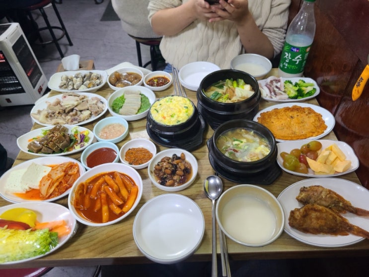  장군집 본점 한상차림 후기 봉천역 맛집