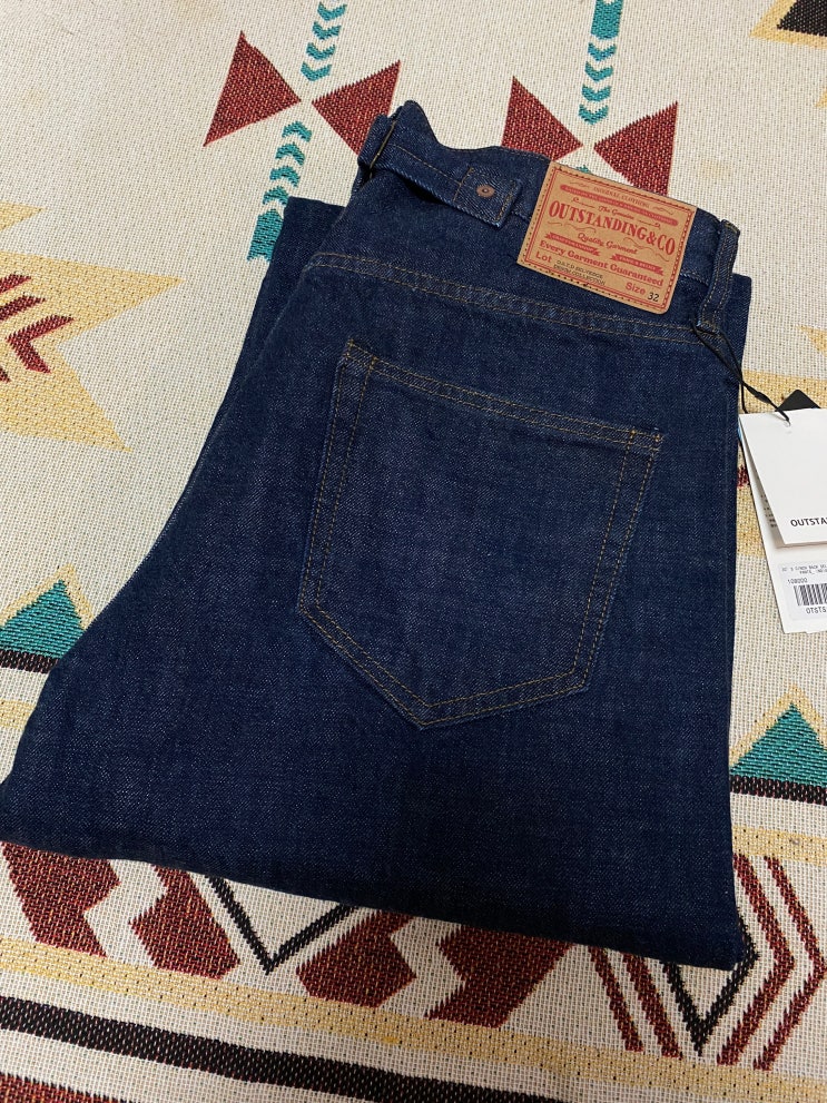  재팬 데님의 대안?  [OUTSTANDING] 30’s CINCH BACK SELVEDGE WIDE PANTS_INDIGO / 아웃스탠딩 셀비지 데님