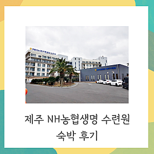 제주 NH농협생명 수련원,제주 연수원 숙박 후기, 조식과 취사 전망 모두 만족시킨 가성비 표....