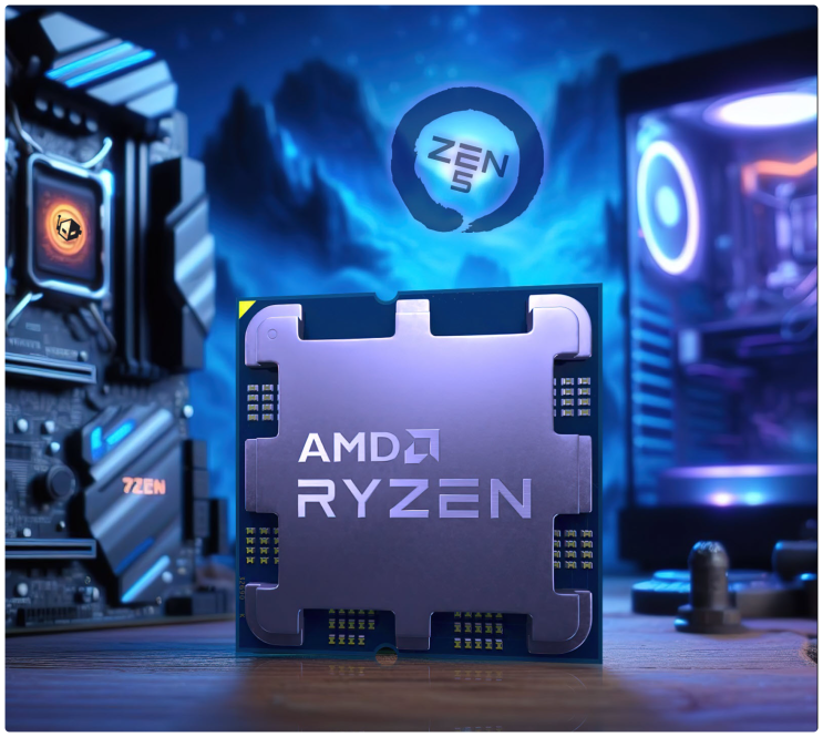 AMD 라이젠 Zen 5 "그래니트 릿지" CPU, 올해 말 양산 돌입