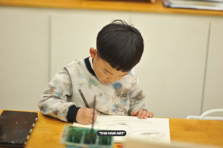  부산 사직자연유치원 6세의 미술활동 모습!